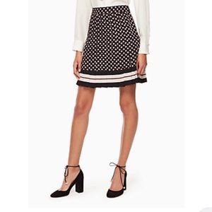 NWT! Kate Spade Diamond Pleated Skirt